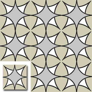 piastrella in cemento a mosaico rif:157